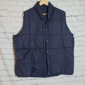 Land's End Navy Blue Vest Jacket